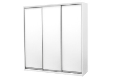 Skriňa 3D 2220x600x2400, 3 DTD biela
