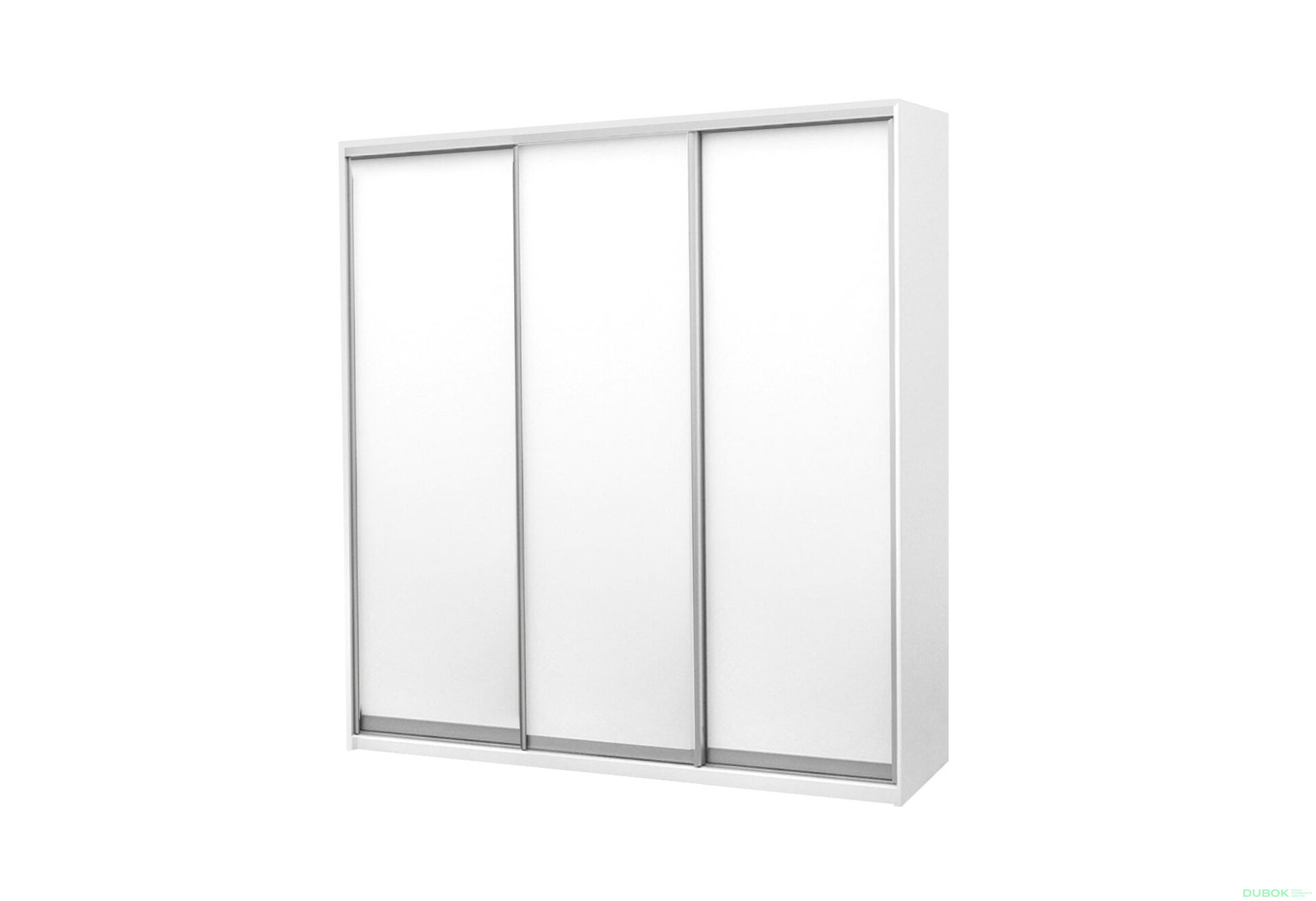 Fotografia 1 - Skriňa s posuvnými dverami Komforto 3 DTD 222x240x60 cm biela