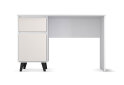 Fotografia 3 - Písací stôl Borg 1d1s/120 biely / kašmír