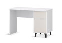 Fotografia 4 - Písací stôl Borg 1d1s/120 biely / kašmír