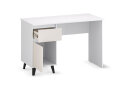 Fotografia 6 - Písací stôl Borg 1d1s/120 biely / kašmír