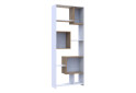Vysoký regál BS1 Biely / Dub evoke 81x30x210 - Fotografia 5 Fotografia 5 - Vysoký regál BS1 Biely / Dub evoke 81x30x210