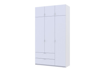 Skriňa Lukas 3D 135 biela