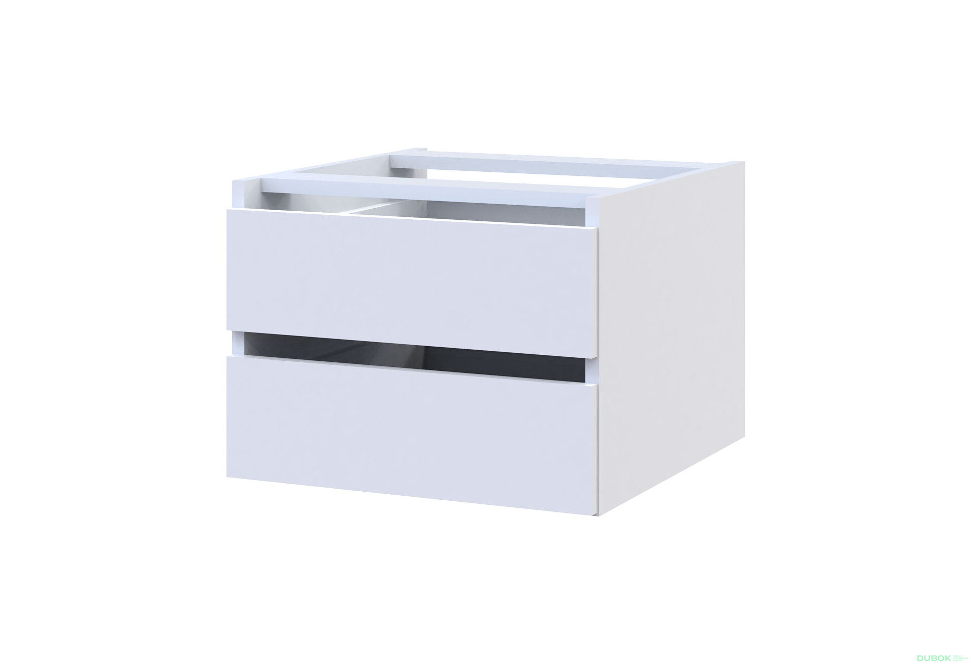 Fotografia 3 - Zásuvka pre skriňu Doros Biela 44,8x42x33,6 G-Caiser