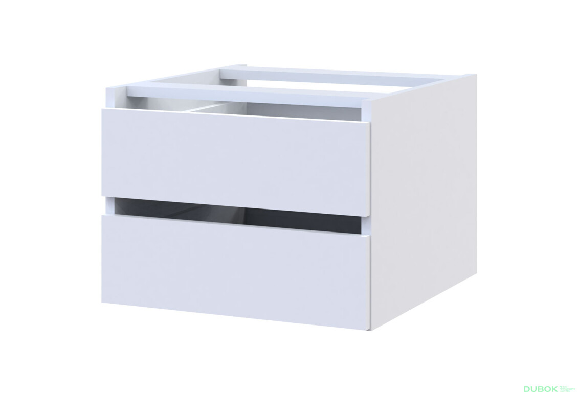 Fotografia 3 - Zásuvka pre skriňu Doros Biela 44,8x42x33,6 G-Caiser
