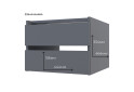 Fotografia 3 - Zásuvka pre skriňu Doros Antracit 44,8x42x33,6 G-Caiser