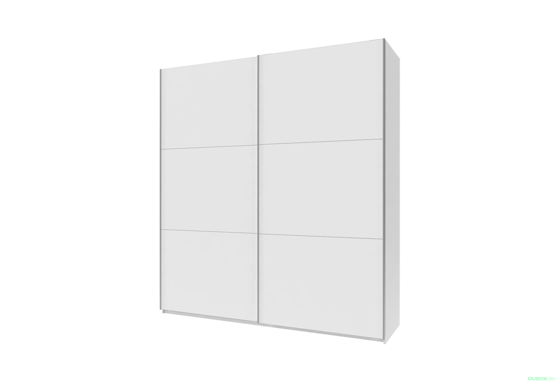 Fotografia 1 - Skriňa G-Caiser Doros s 2 dverami DTD, 220 cm, biela