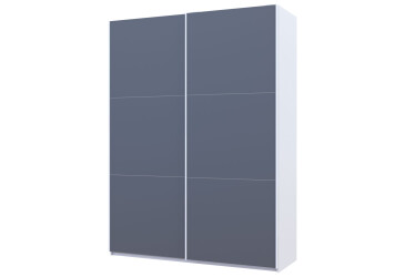 Skriňa s posuvnými dverami G-Caiser Biela Grafit 2 DTD / 3 časti 160x60x240