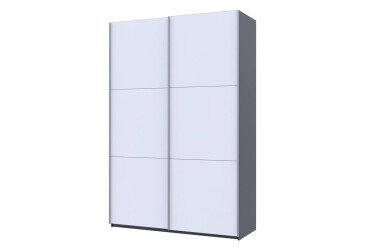 Skriňa s posuvnými dverami Grafit/Biela 2 DTD / 3 časti 160x60x240