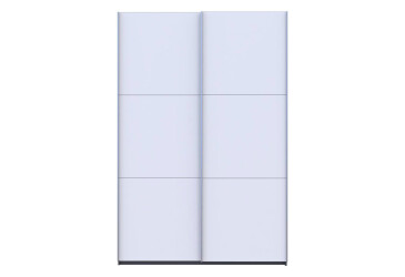 Skriňa s posuvnými dverami Grafit/Biela 2 DTD / 3 časti 160x60x240 Fotografia Skriňa s posuvnými dverami Grafit/Biela 2 DTD / 3 časti 160x60x240