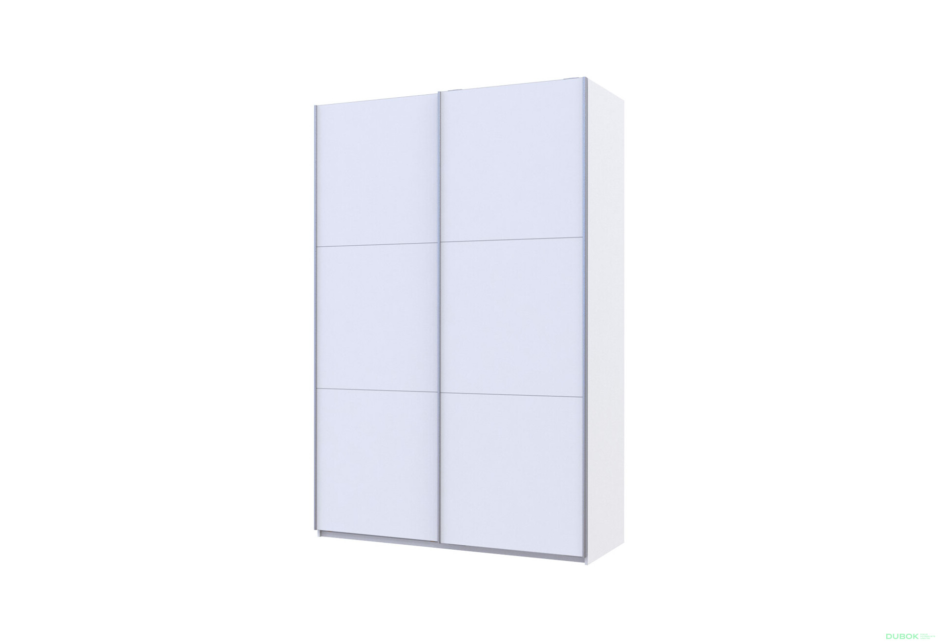 Fotografia 1 - Skriňa G-Caiser Doros s 2 dverami DTD, 160 cm, biela