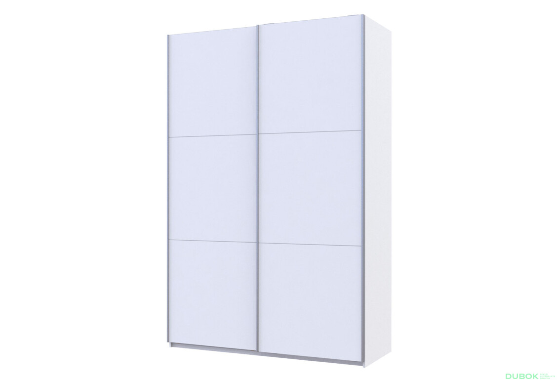 Skriňa G-Caiser Doros s 2 dverami DTD, 160 cm, biela