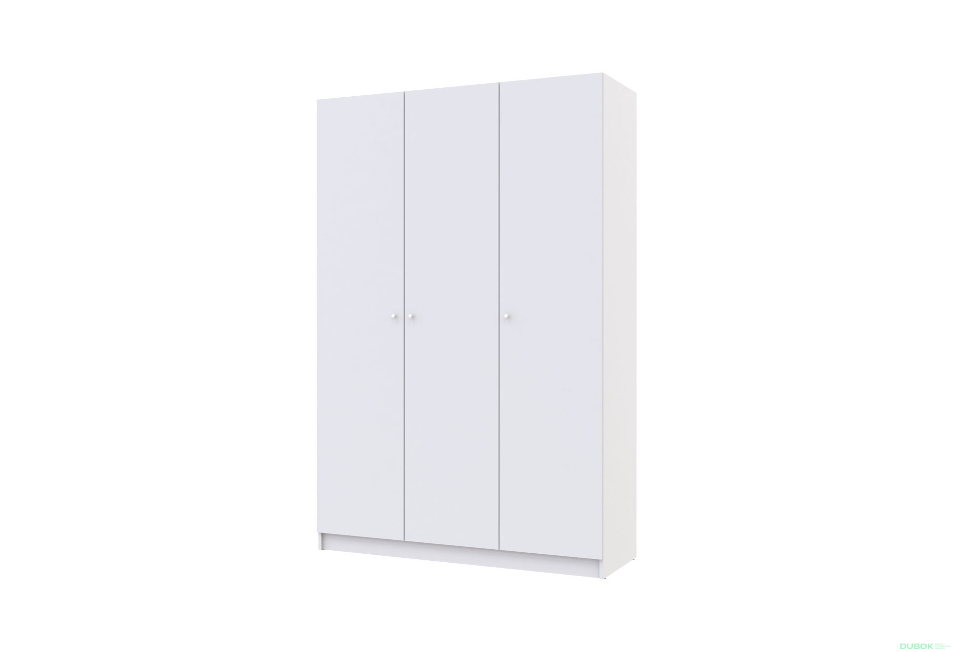 Fotografia 1 - Skriňa Promo s 3 dverami 135 cm, biela
