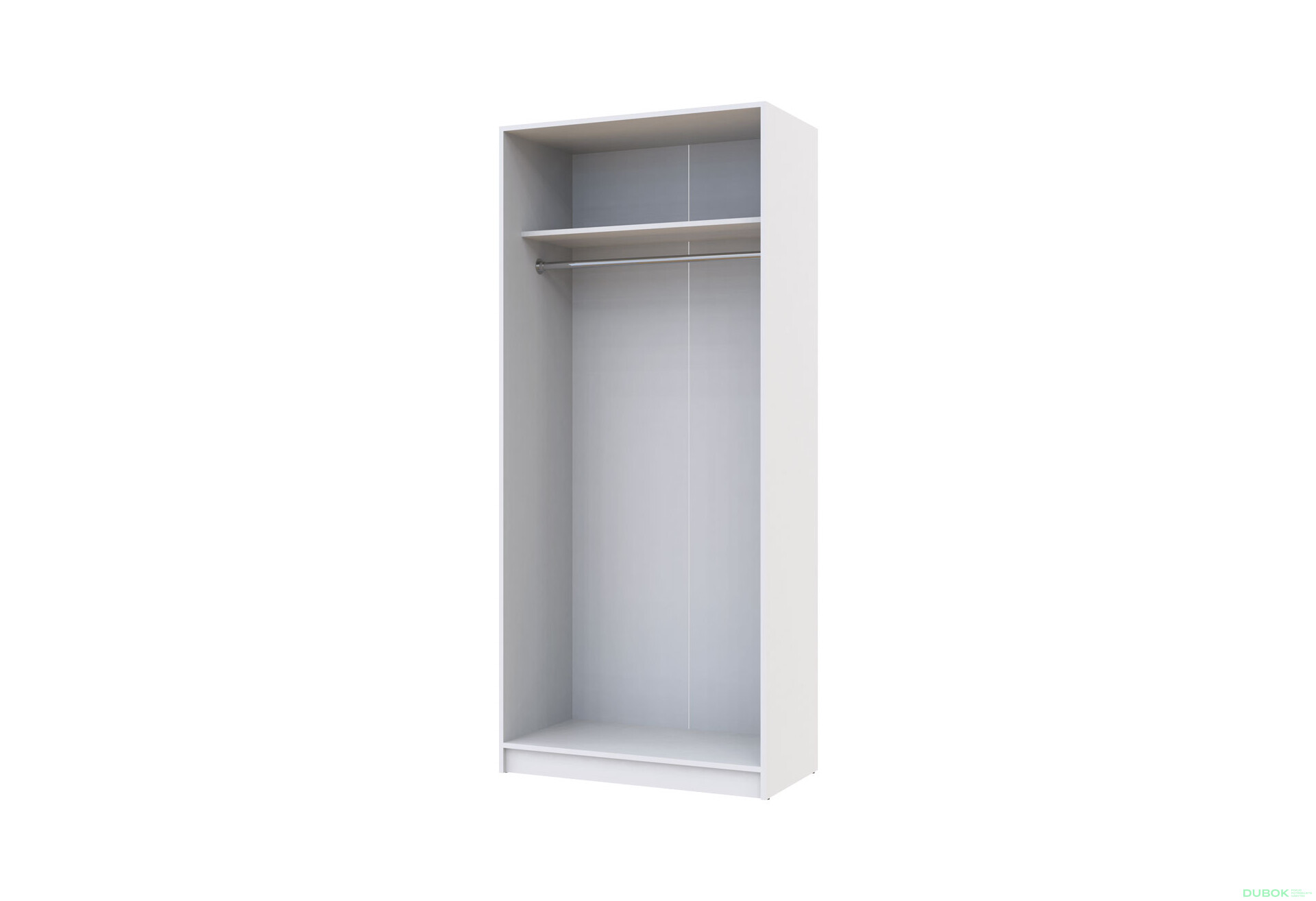 Fotografia 4 - Skriňa Promo s 2 dverami 90 cm, Biela
