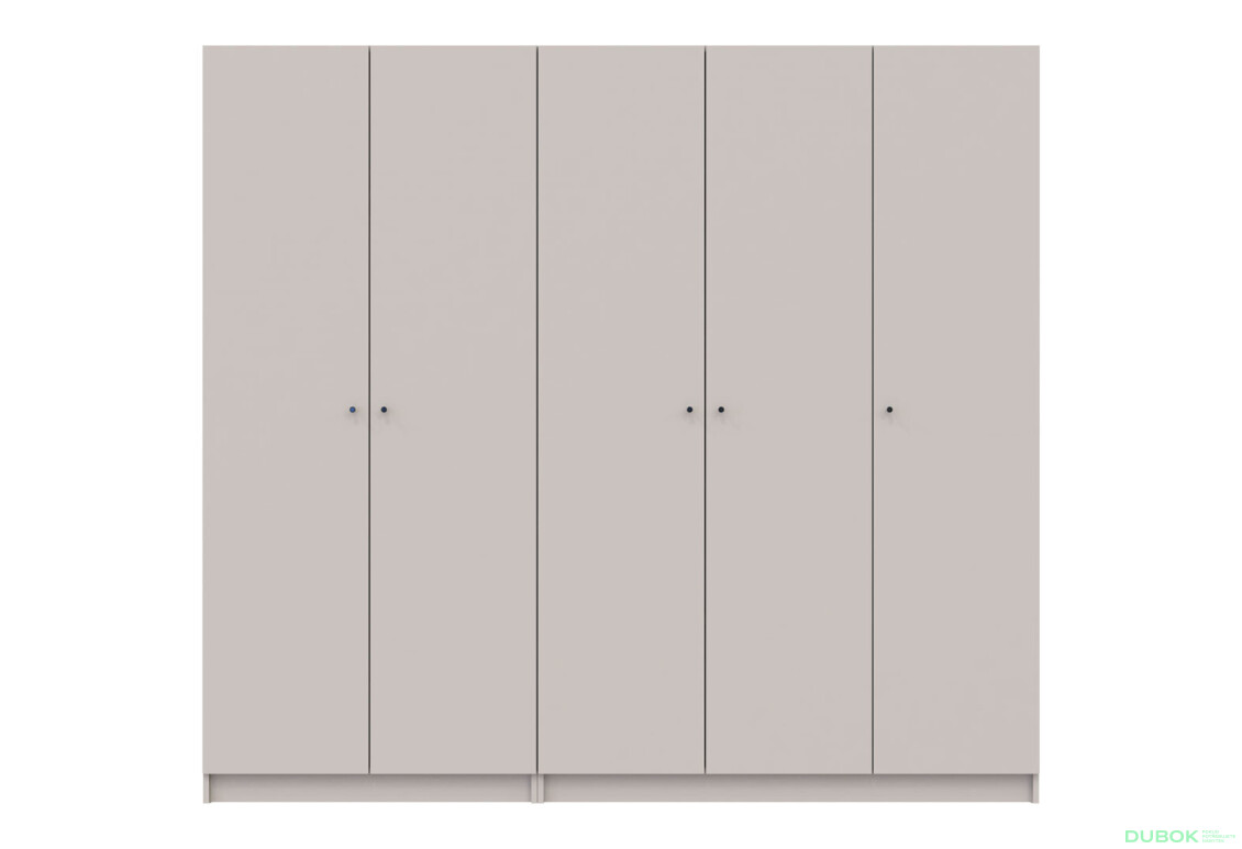Skriňa Promo so 5 dverami 225 cm Kašmír - Fotografia 3 Fotografia 3 - Skriňa Promo so 5 dverami 225 cm Kašmír