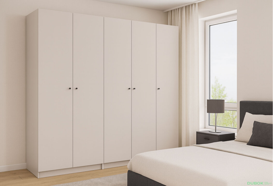 Fotografia 7 - Skriňa Promo so 5 dverami 225 cm Kašmír