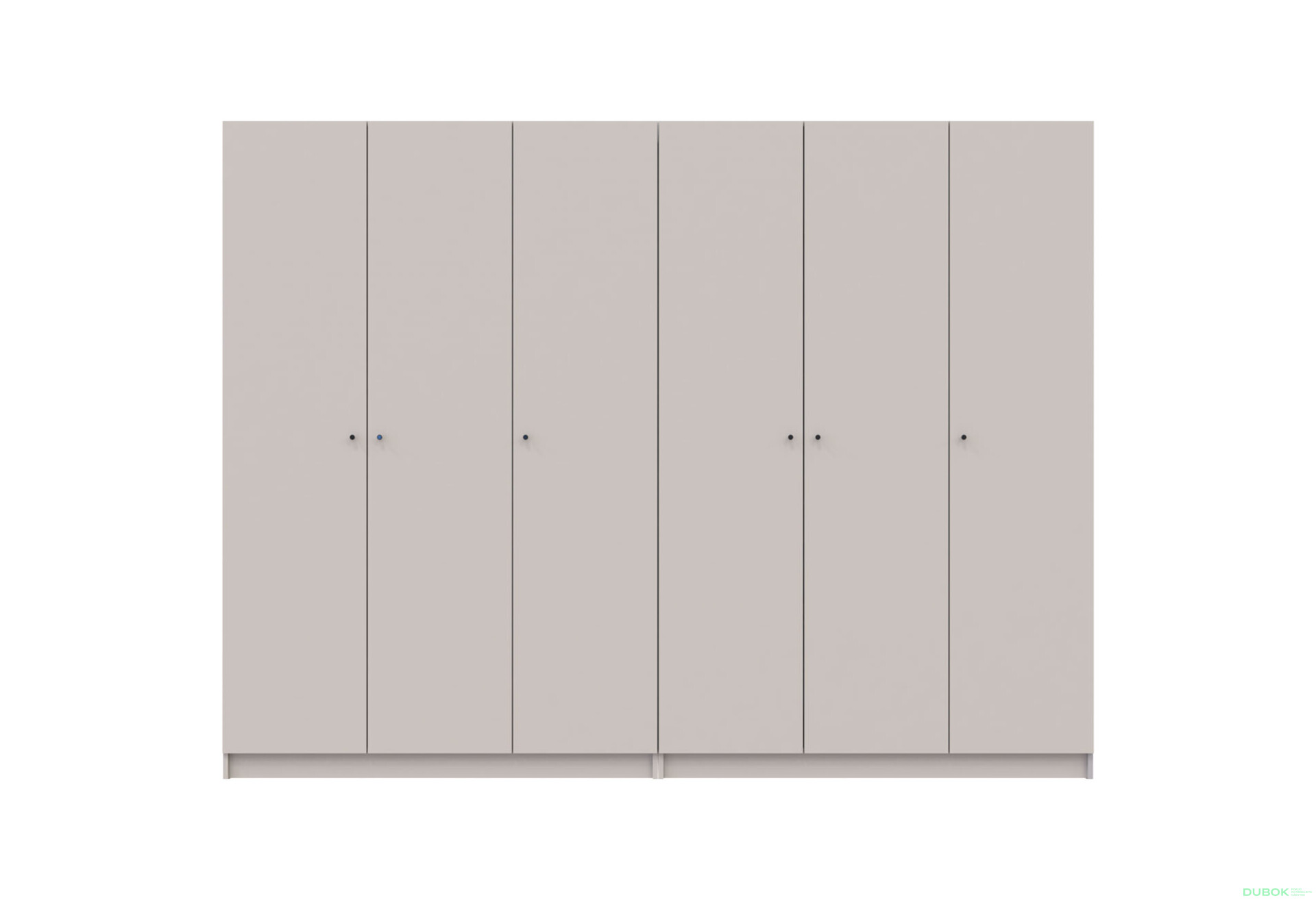 Skriňa Promo so 6 dverami 270 cm Kašmír - Fotografia 3 Fotografia 3 - Skriňa Promo so 6 dverami 270 cm Kašmír