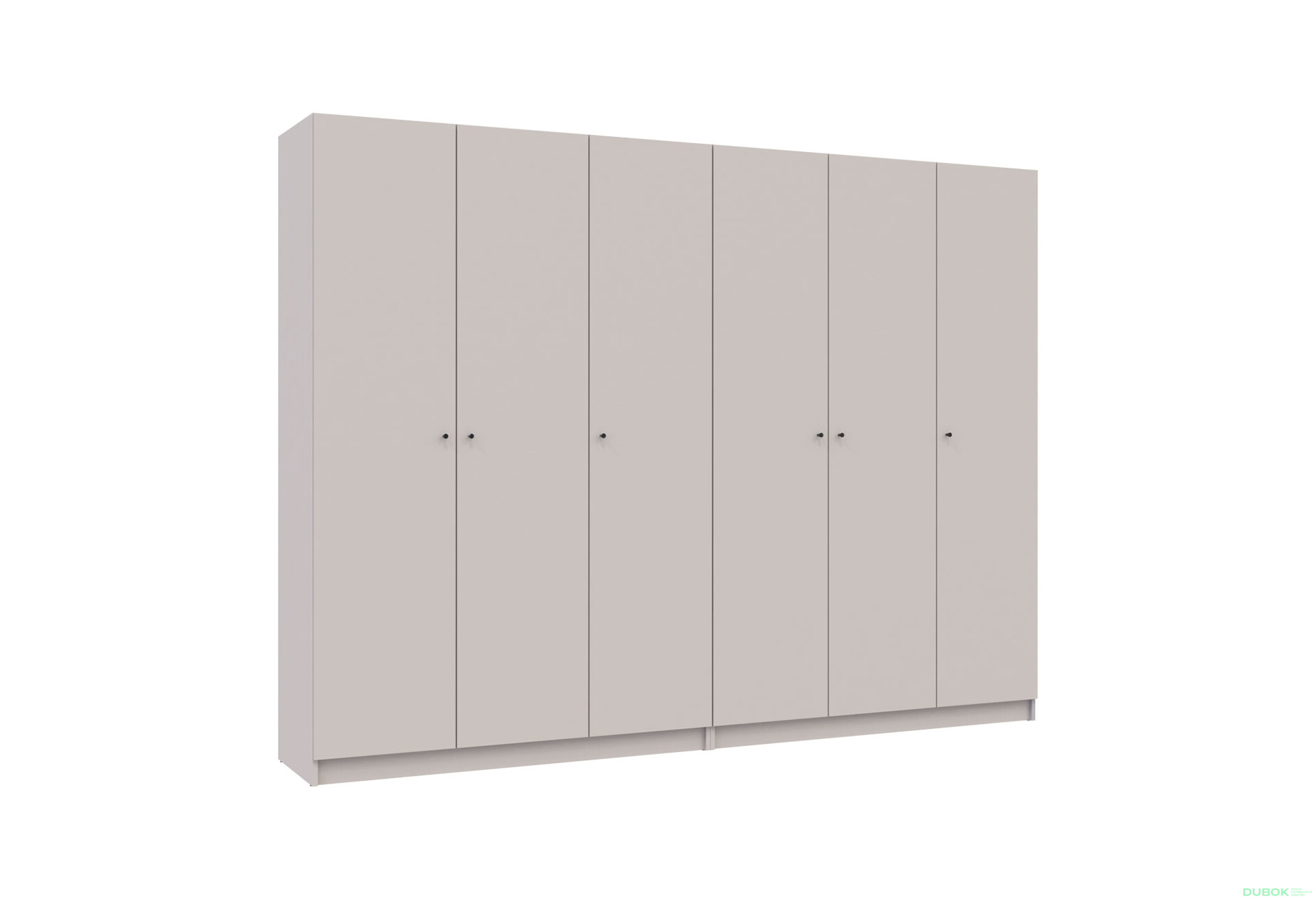 Skriňa Promo so 6 dverami 270 cm Kašmír - Fotografia 4 Fotografia 4 - Skriňa Promo so 6 dverami 270 cm Kašmír