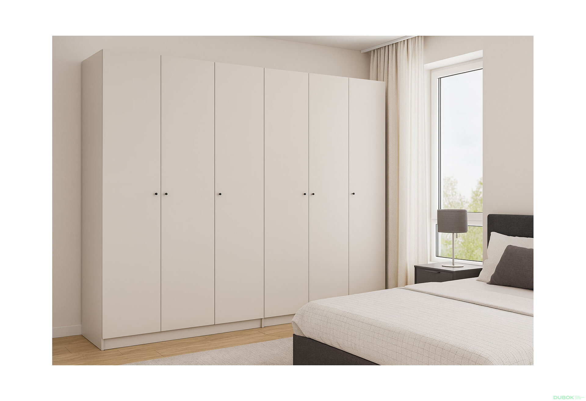 Fotografia 7 - Skriňa Promo so 6 dverami 270 cm Kašmír