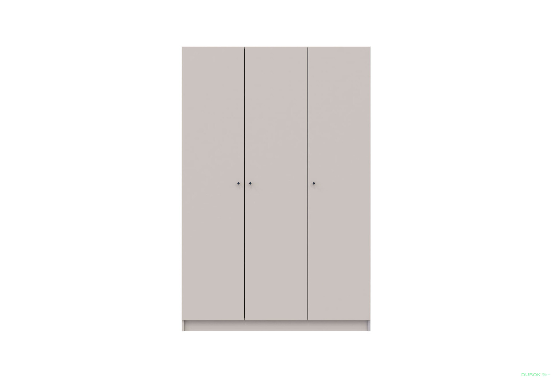 Skriňa Promo s 3 dverami 135 cm kašmír - Fotografia 3 Fotografia 3 - Skriňa Promo s 3 dverami 135 cm kašmír