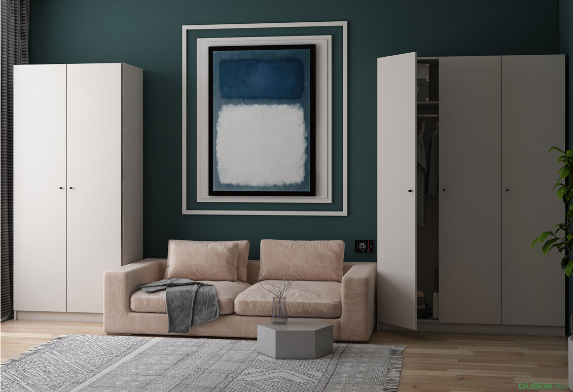 Fotografia 3 - Skriňa Promo s 3 dverami 135 cm kašmír