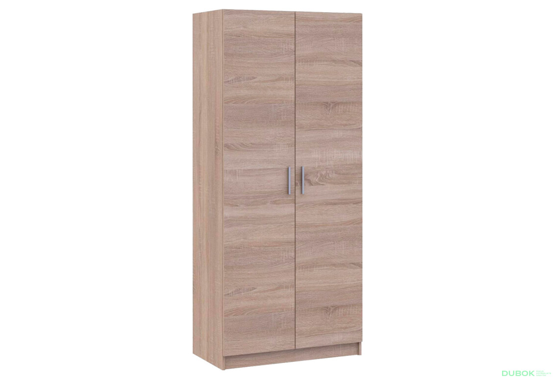Skriňa Promo s policami 2 DTD 90x48x204 Dub sonoma - Fotografia 3 Fotografia 3 - Skriňa Promo s policami 2 DTD 90x48x204 Dub sonoma