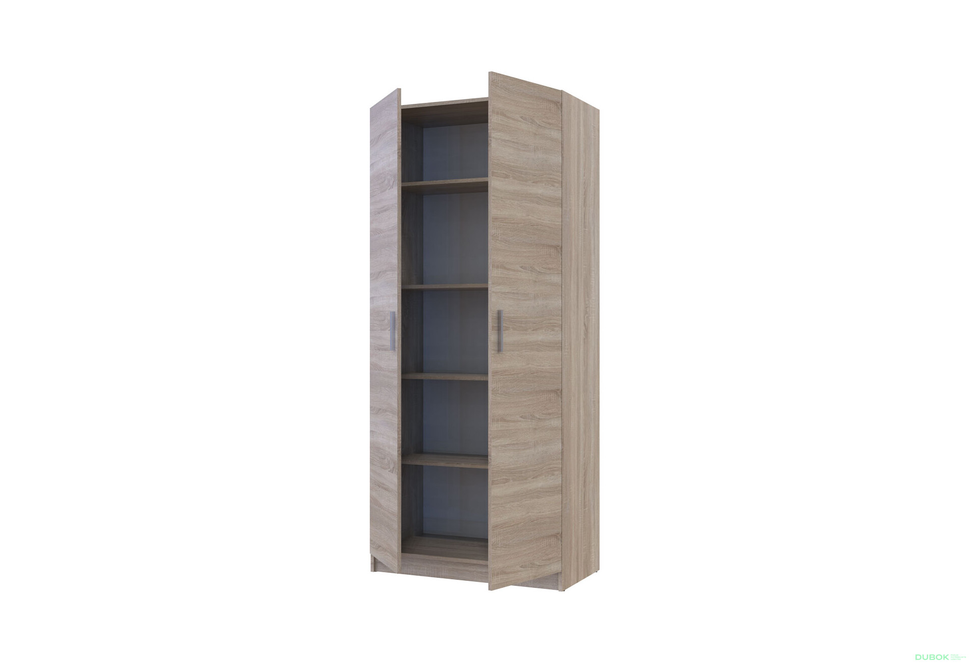 Fotografia 6 - Skriňa Promo s policami 2 DTD 90x48x204 Dub sonoma