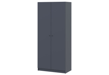 Skriňa na šaty Promo s policami 2 DTD 90x48x204 Grafit / Grafit