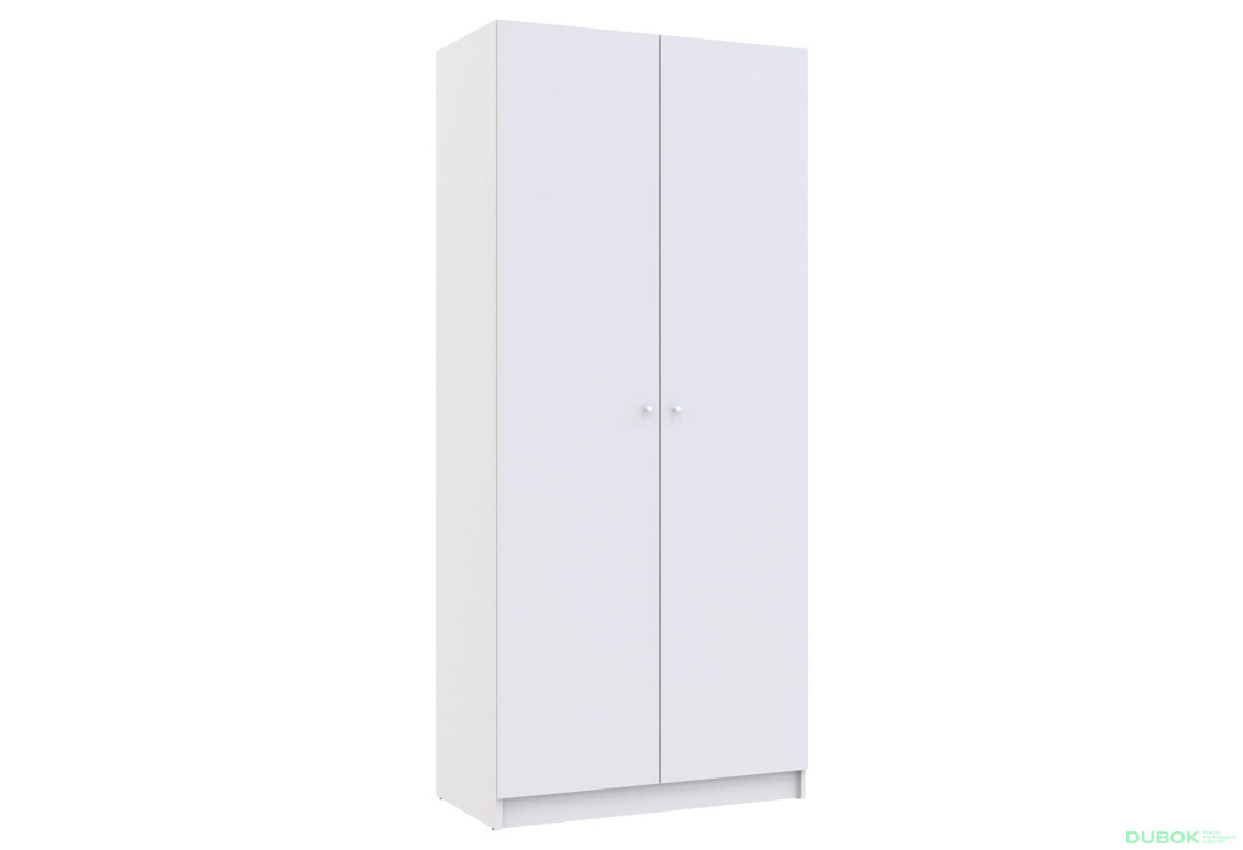 Skriňa Promo s policami 2 DTD 90x48x204 Biela - Fotografia 4 Fotografia 4 - Skriňa Promo s policami 2 DTD 90x48x204 Biela