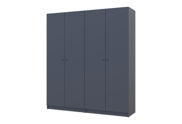 Skriňa s policami 2+2 DTD 180×48×204 grafit
