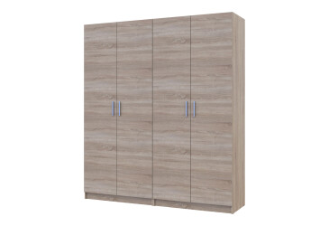 Skriňa Doros Promo 2+2 DTD, 4-dverová, 180 cm, Dub sonoma