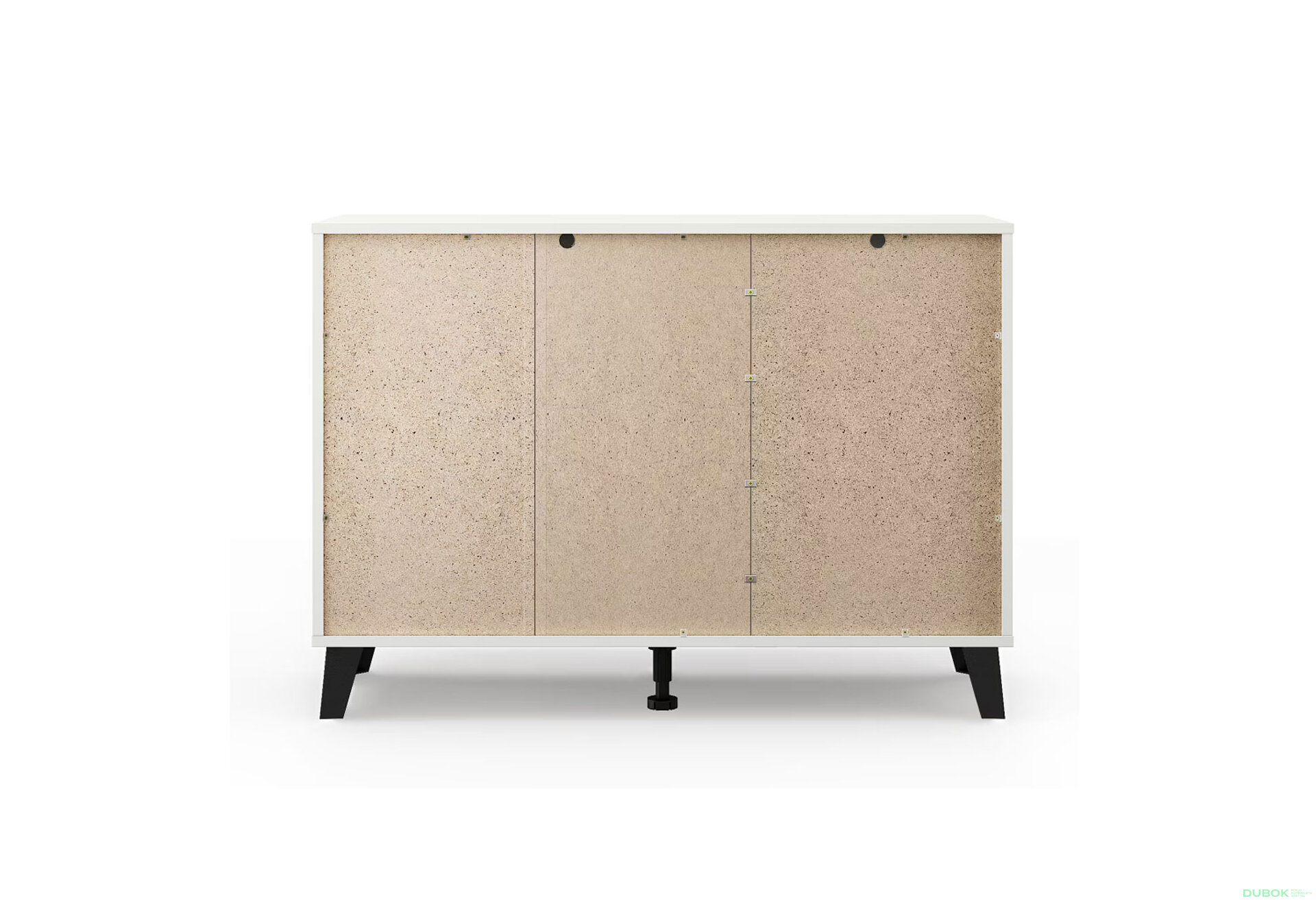 Fotografia 7 - Komoda Borg 1d3s biela / kašmír