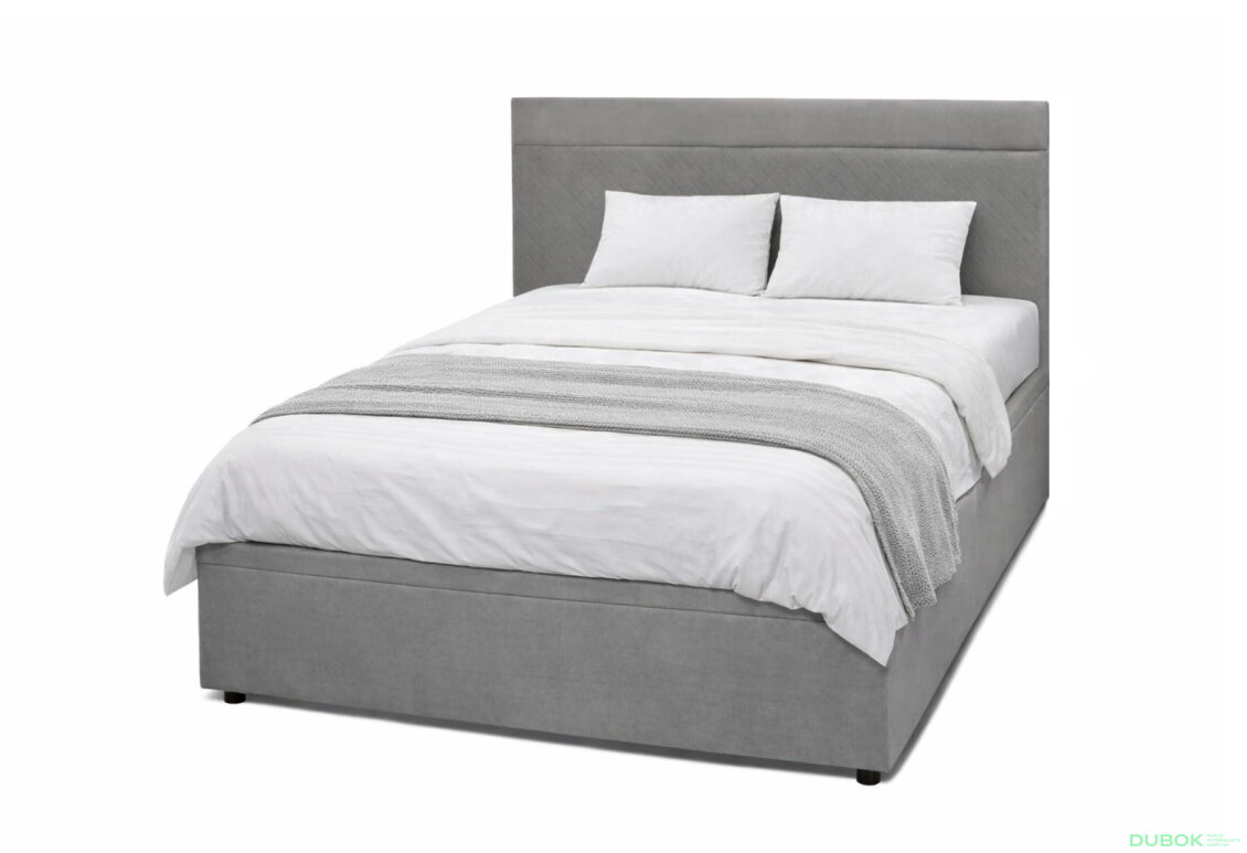 Fotografia 8 - Posteľ Fro Pik 140x200 s roštom, úložným priestorom Mono 246, sivá