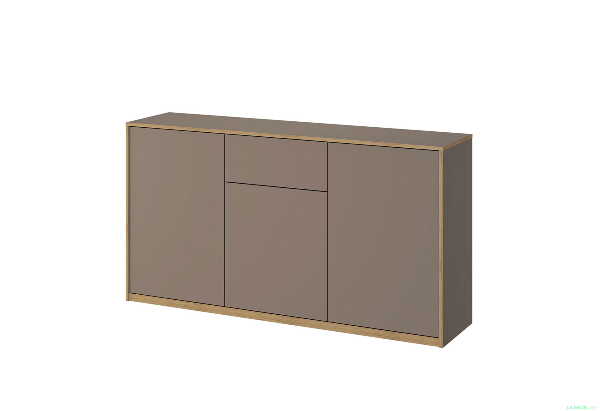 Fotografia 1 - Komoda 3d1s sivý kubanit Complex