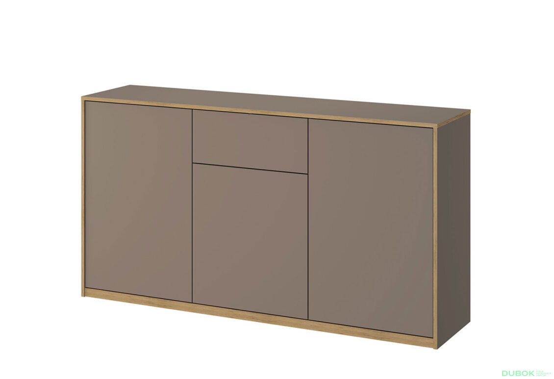 Komoda 3d1s sivý kubanit Complex