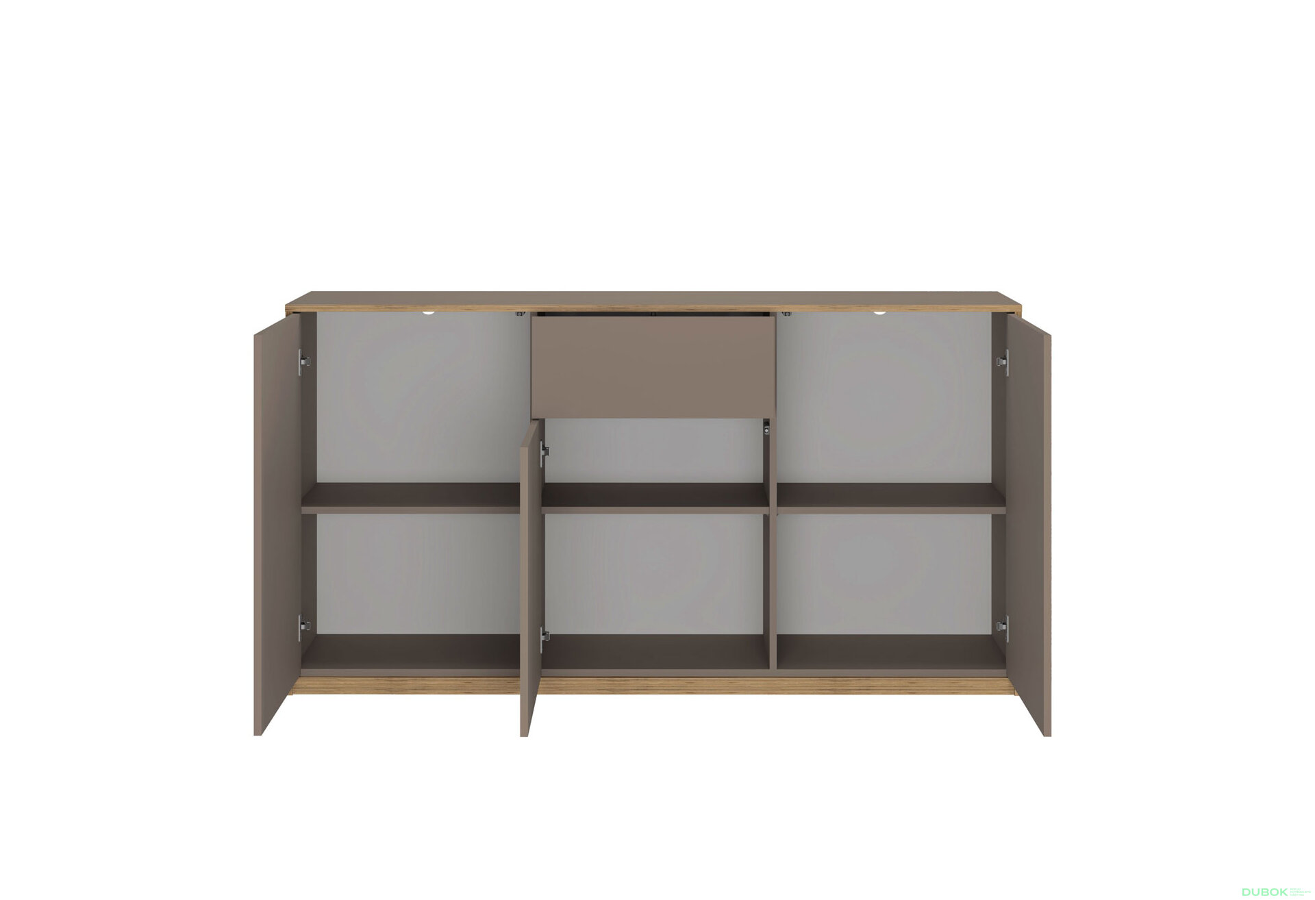 Fotografia 3 - Komoda 3d1s sivý kubanit Complex