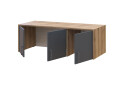 Fotografia 3 - Nadstavec Rondi 3 drevotrieska 121x52x41 dub artisan / grafit