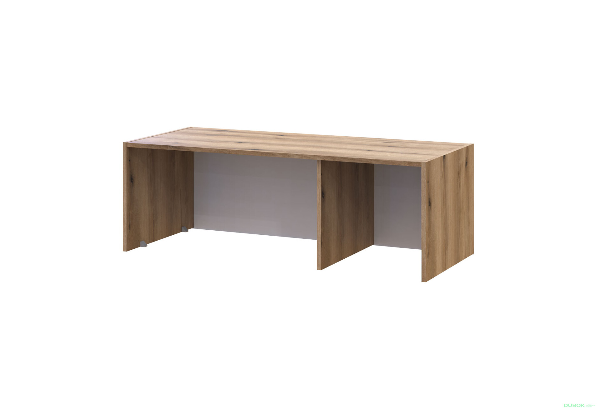 Fotografia 6 - Nadstavec Rondi 3 drevotrieska 121x52x41 dub artisan / grafit