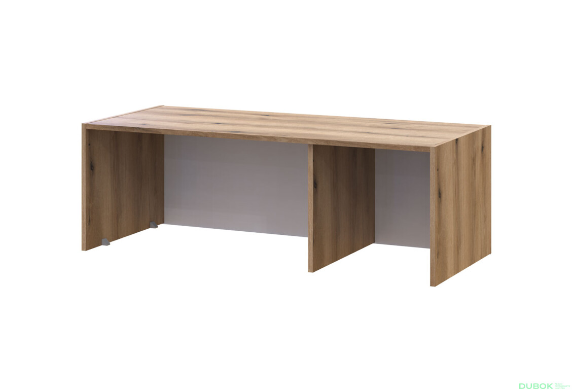 Fotografia 6 - Nadstavec Rondi 3 drevotrieska 121x52x41 dub artisan / grafit