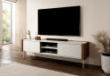 Fotografia 4 - TV stolík RTV180 warmia orech / kašmír Wrap