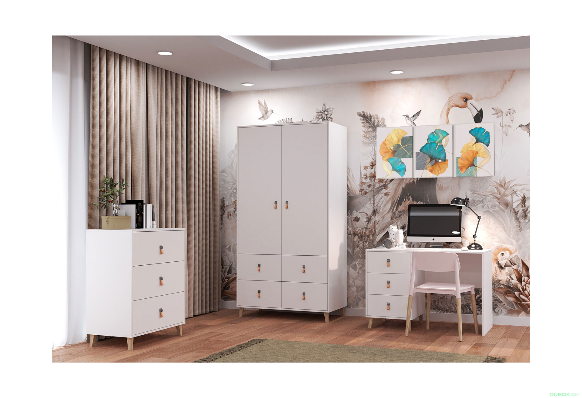 Fotografia 2 - Séria do detskej izby Detské Figo biela