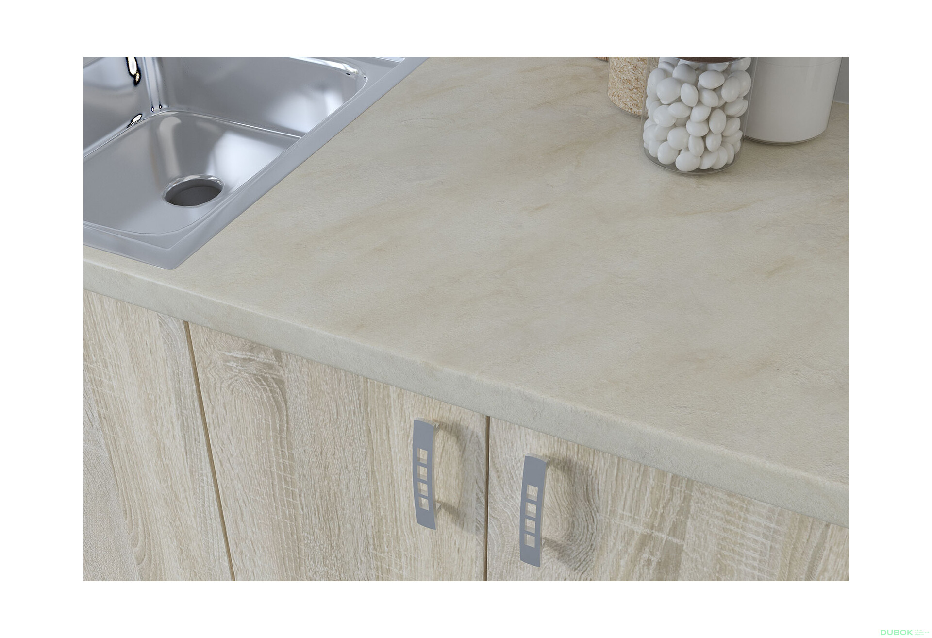 Fotografia 3 - Pracovná doska Nubian Jasny 260x60x0.28 cm Storaz-Lempert