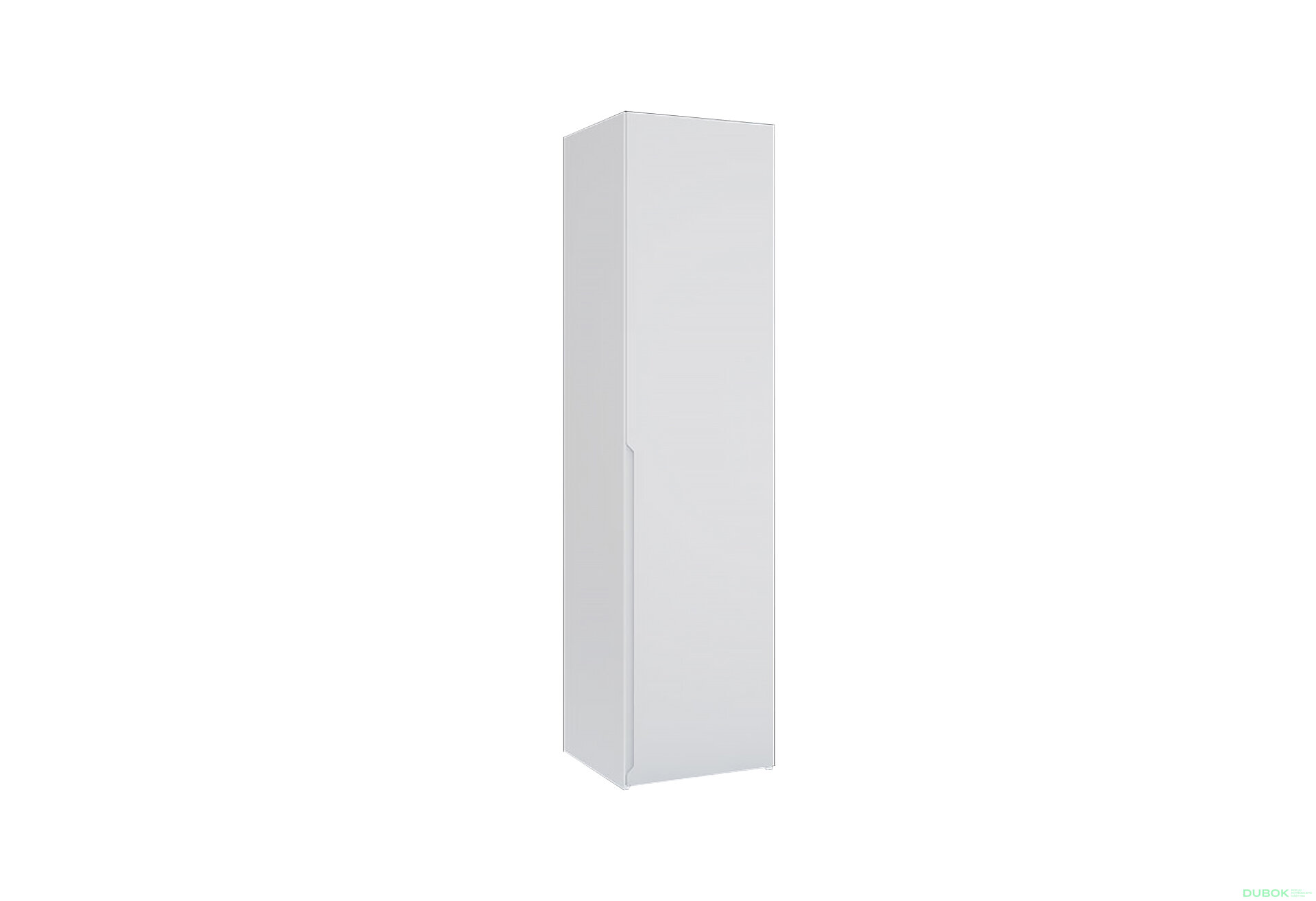 Fotografia 1 - Regál 1D 50 biely Módulná skriňa Neapol