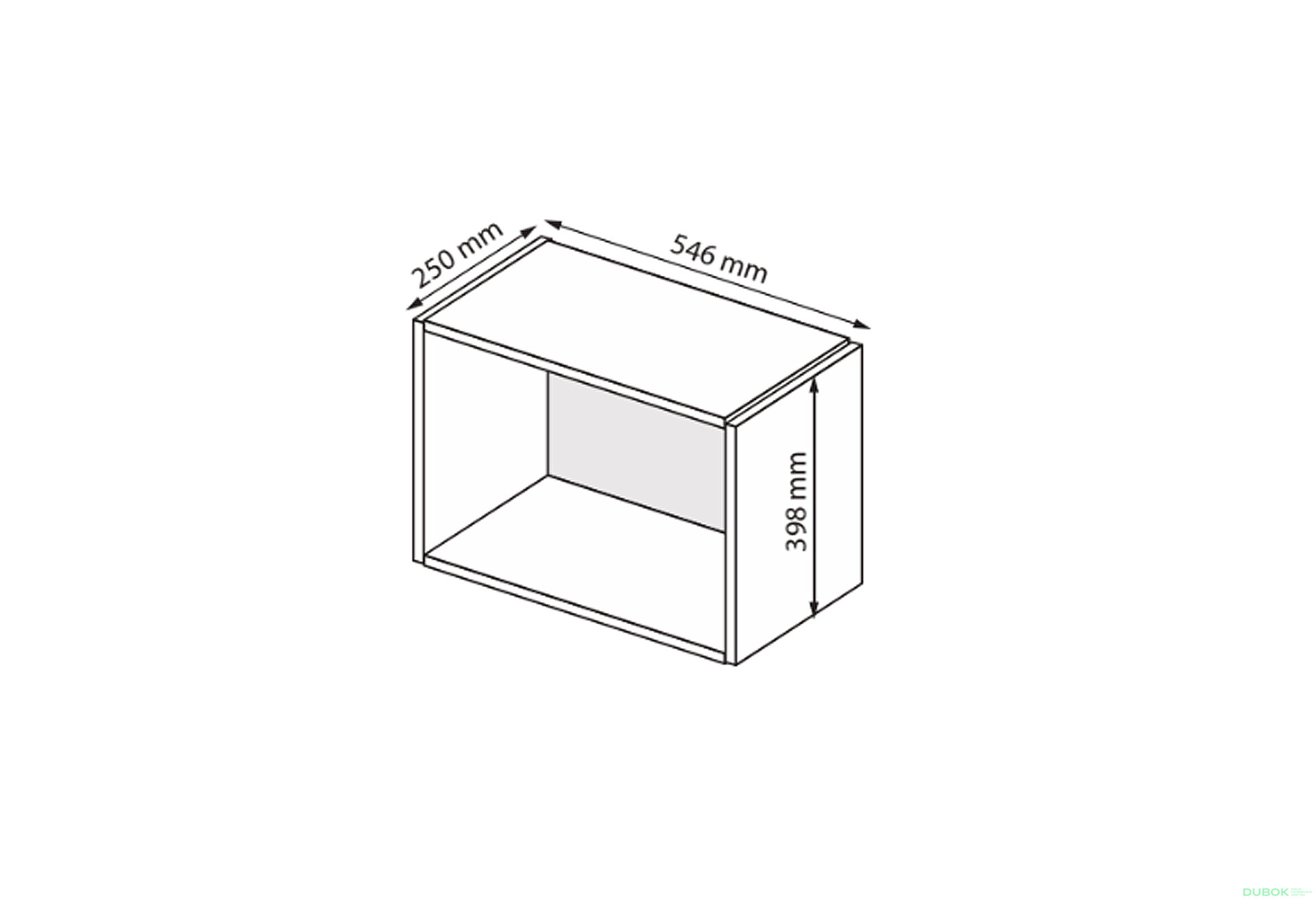 Fotografia 3 - Rohový nadstavec na skriňu biely lesk Family