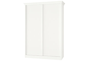 Skriňa Rim-Veneziano 2D 1,8 m biela s rímsou, fasádami DTD 