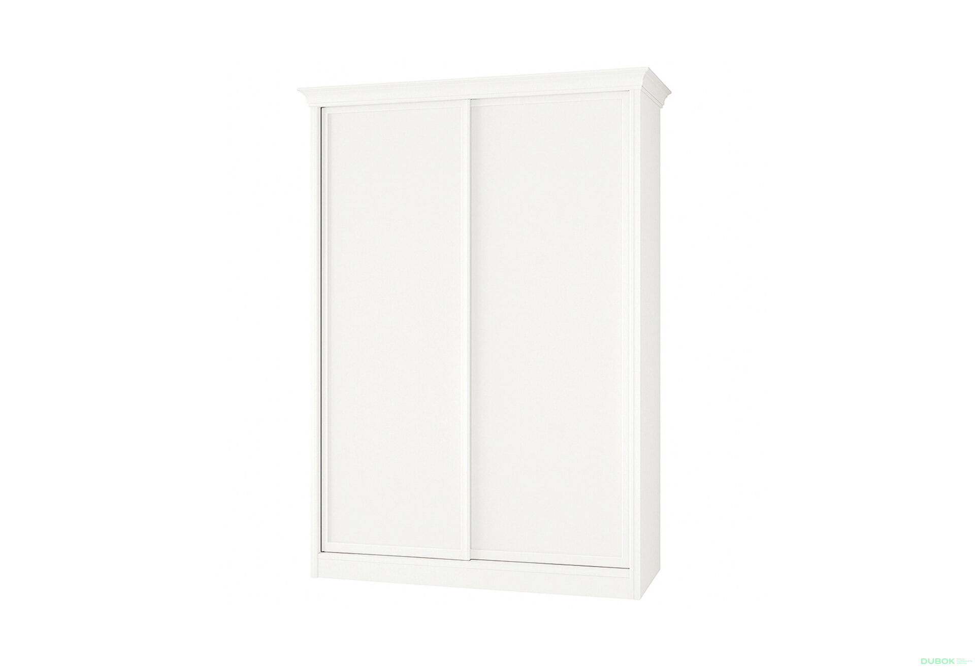 Fotografia 1 - Skriňa Rim-Veneziano 2D 1,8 m biela s rímsou, fasádami DTD 