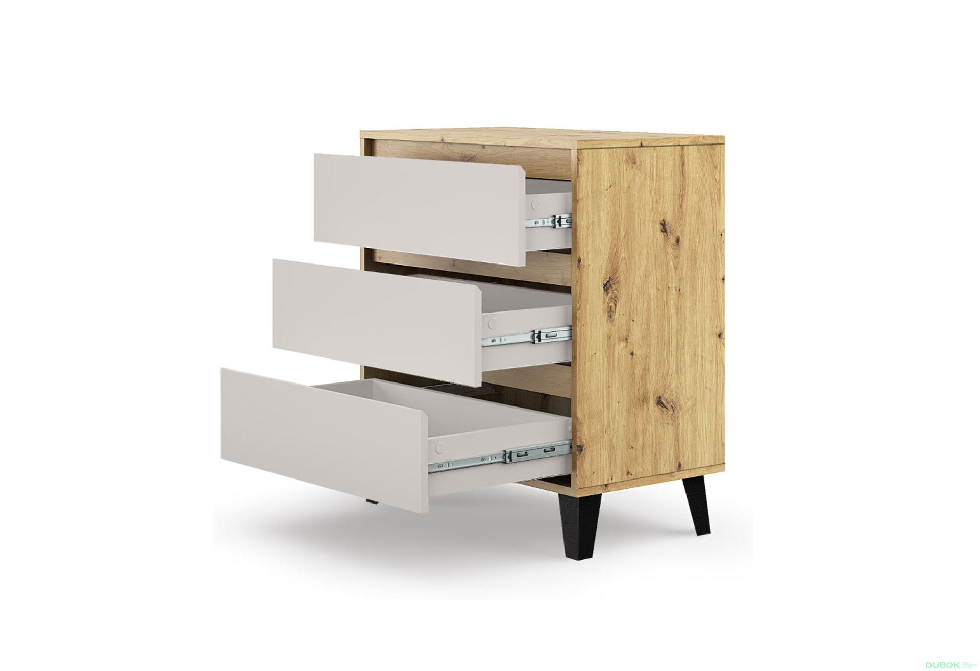 Fotografia 4 - Komoda Borg 3s/70 dub artisan / kašmír