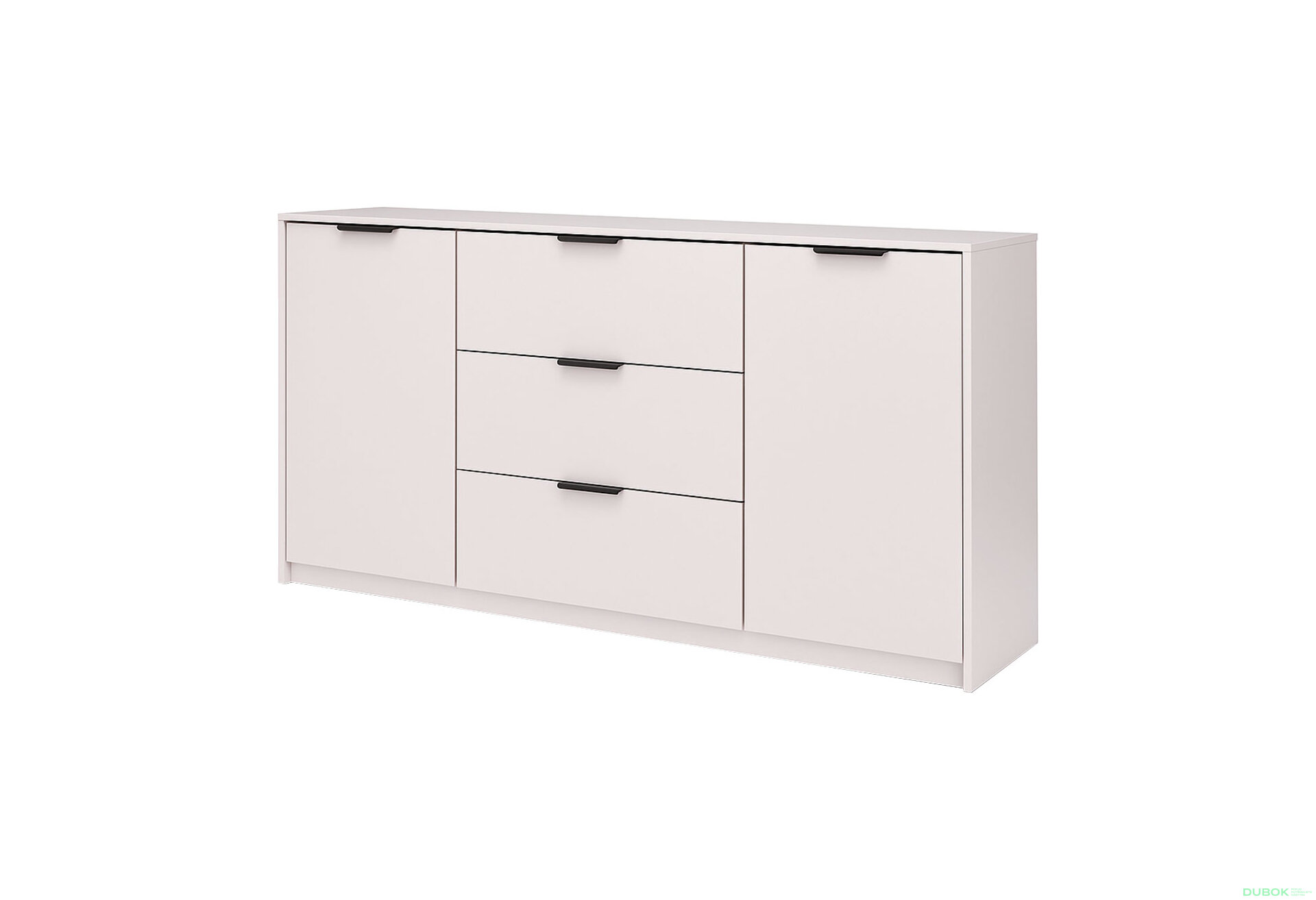 Fotografia 1 - Komoda Roma Color 2 dvere 3 šírky 1,6 m kašmírový lesk