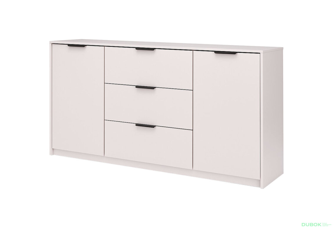 Komoda Roma Color 2 dvere 3 šírky 1,6 m kašmírový lesk