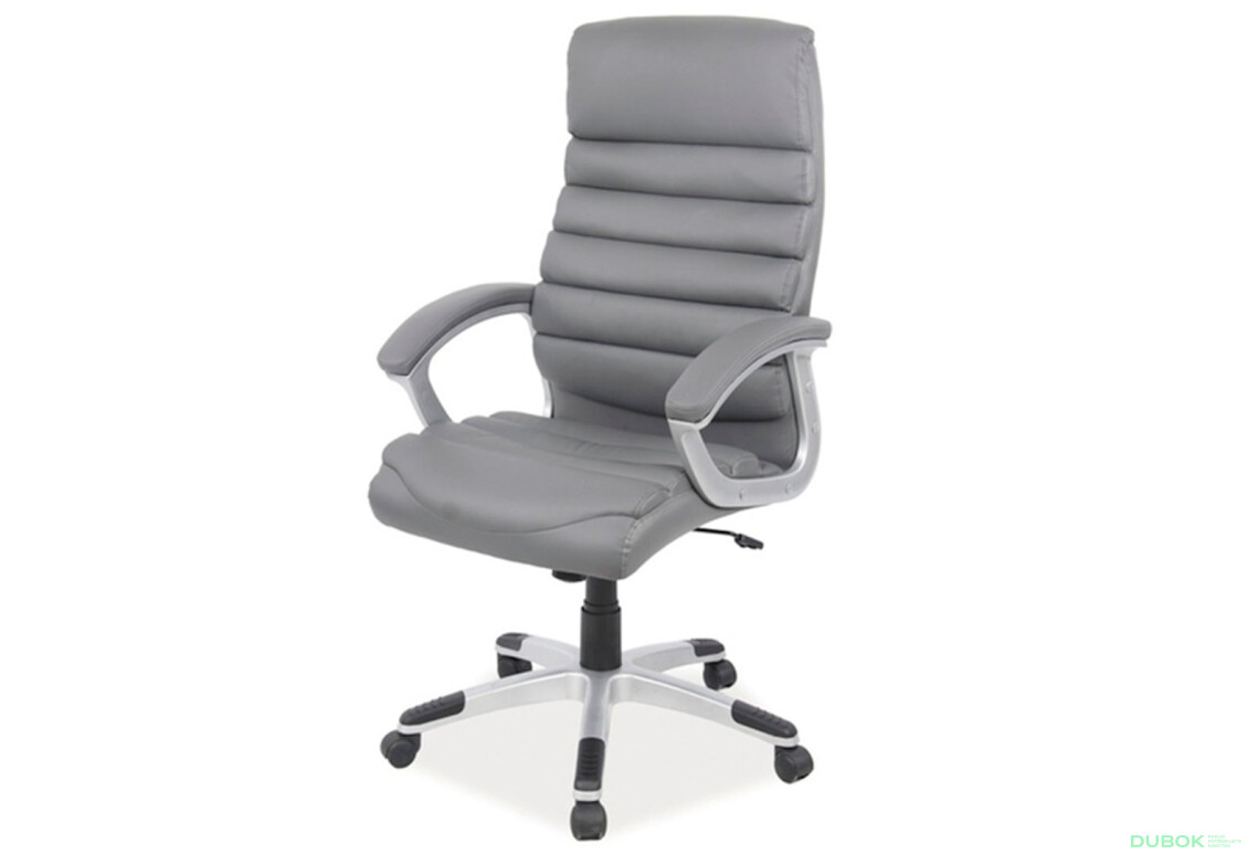Otočné kreslo Q-087 sivé